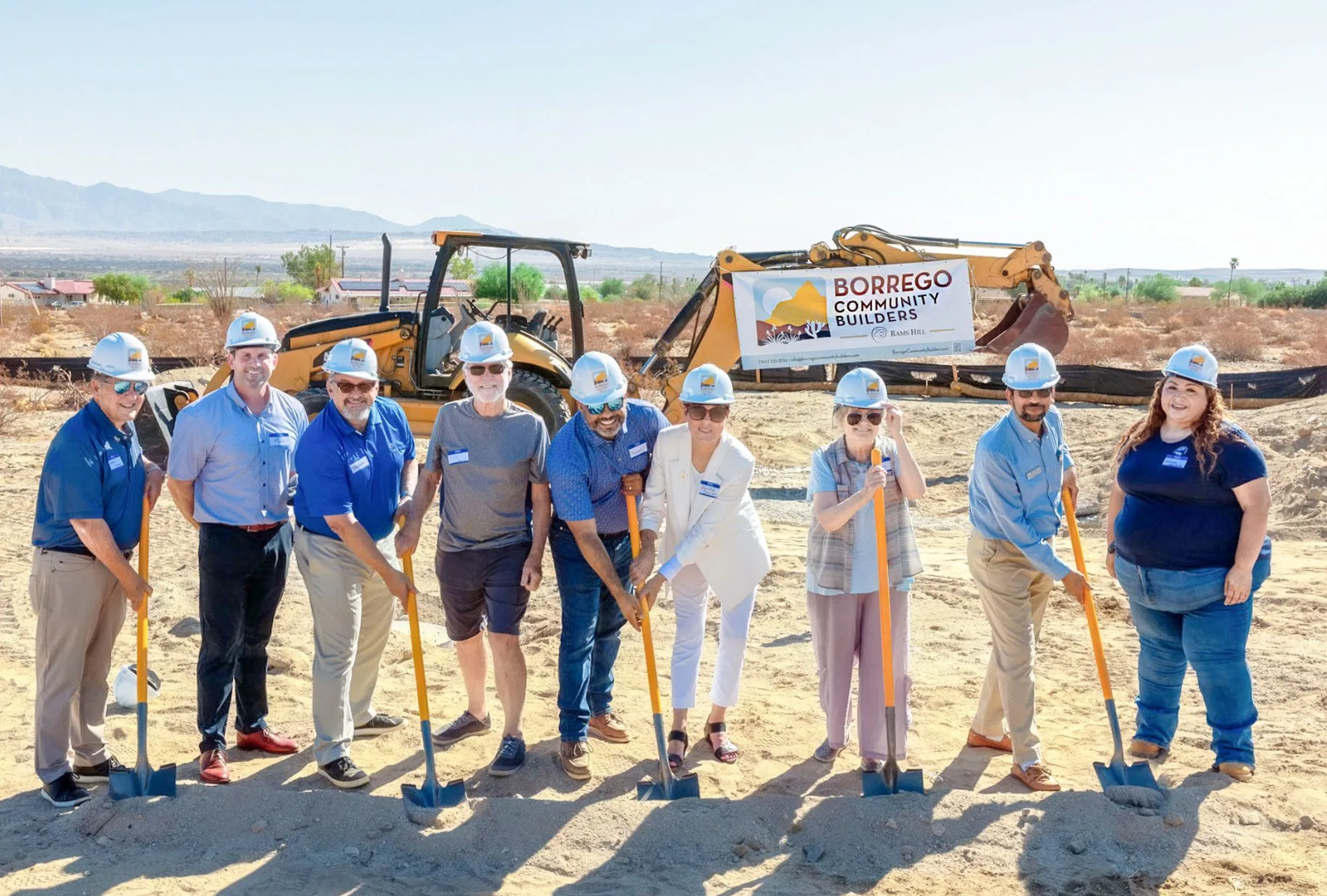 Borrego Community Builders Breaks Ground on First Model Home in Borrego Springs